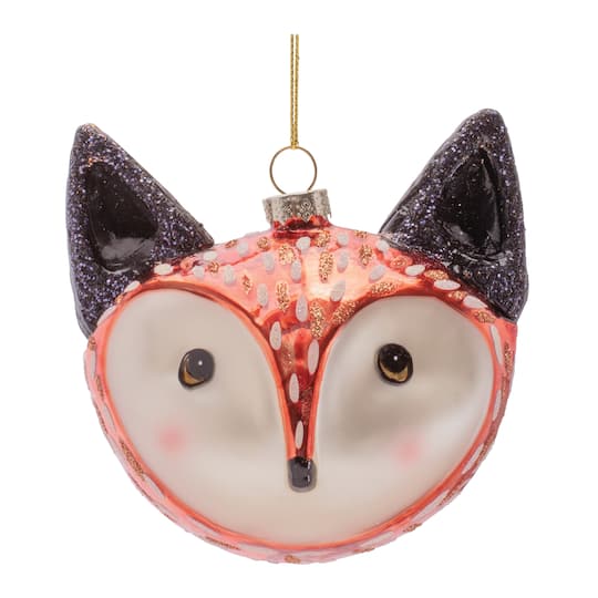 Melrose Woodland Animal Glass Ornaments Set